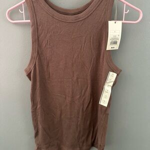 a new day Brown Tank Top